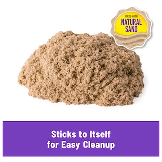 Foto 4 | Play Sand Kinetic Sand, 5 Kg, Color Marrón Totalmente Natural Para Niños - Venta Internacional.