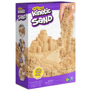 Foto 7 | Play Sand Kinetic Sand, 5 Kg, Color Marrón Totalmente Natural Para Niños - Venta Internacional.