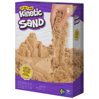Foto 7 | Sensory Toys Kinetic Sand, Totalmente Natural, Marrón, 2,5 Kg (5,5 Libras) - Venta Internacional.