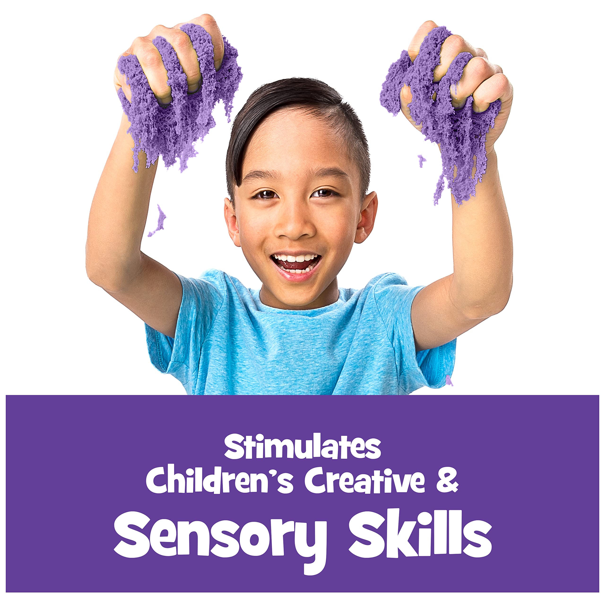 Foto 6 pulgar | Sensory Play Sand Kinetic Sand Púrpura, 1 Kg, Para Niños Mayores De 3 Años - Venta Internacional.