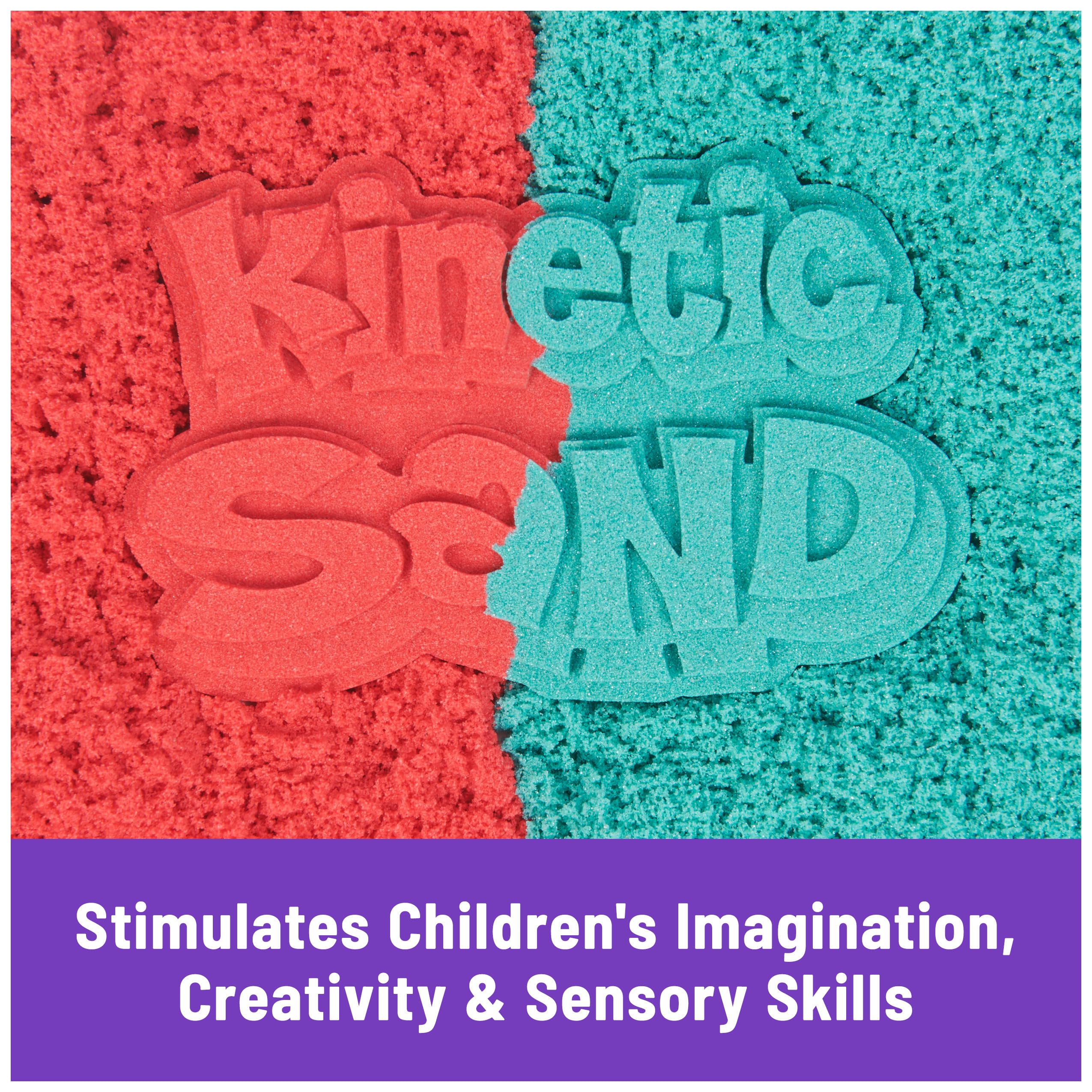 Foto 6 pulgar | Play Sand Kinetic Sand Mold N' Flow, 0,7 Kg, Rojo Y Verde Azulado, Más De 3 Años - Venta Internacional.