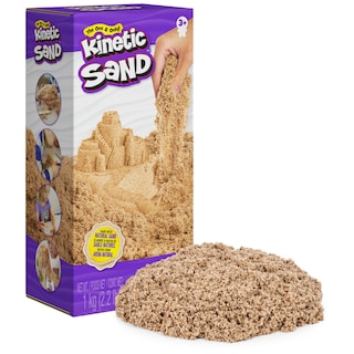Foto 1 | Sensory Toys Kinetic Sand, 1 Kg, Color Marrón Totalmente Natural Para Niños - Venta Internacional.