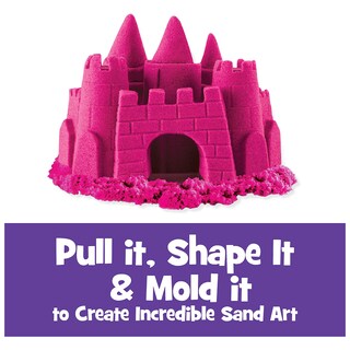 Foto 2 | Sensory Play Sand Kinetic Sand Pink, 1 Kg, Para Niños Mayores De 3 Años - Venta Internacional.