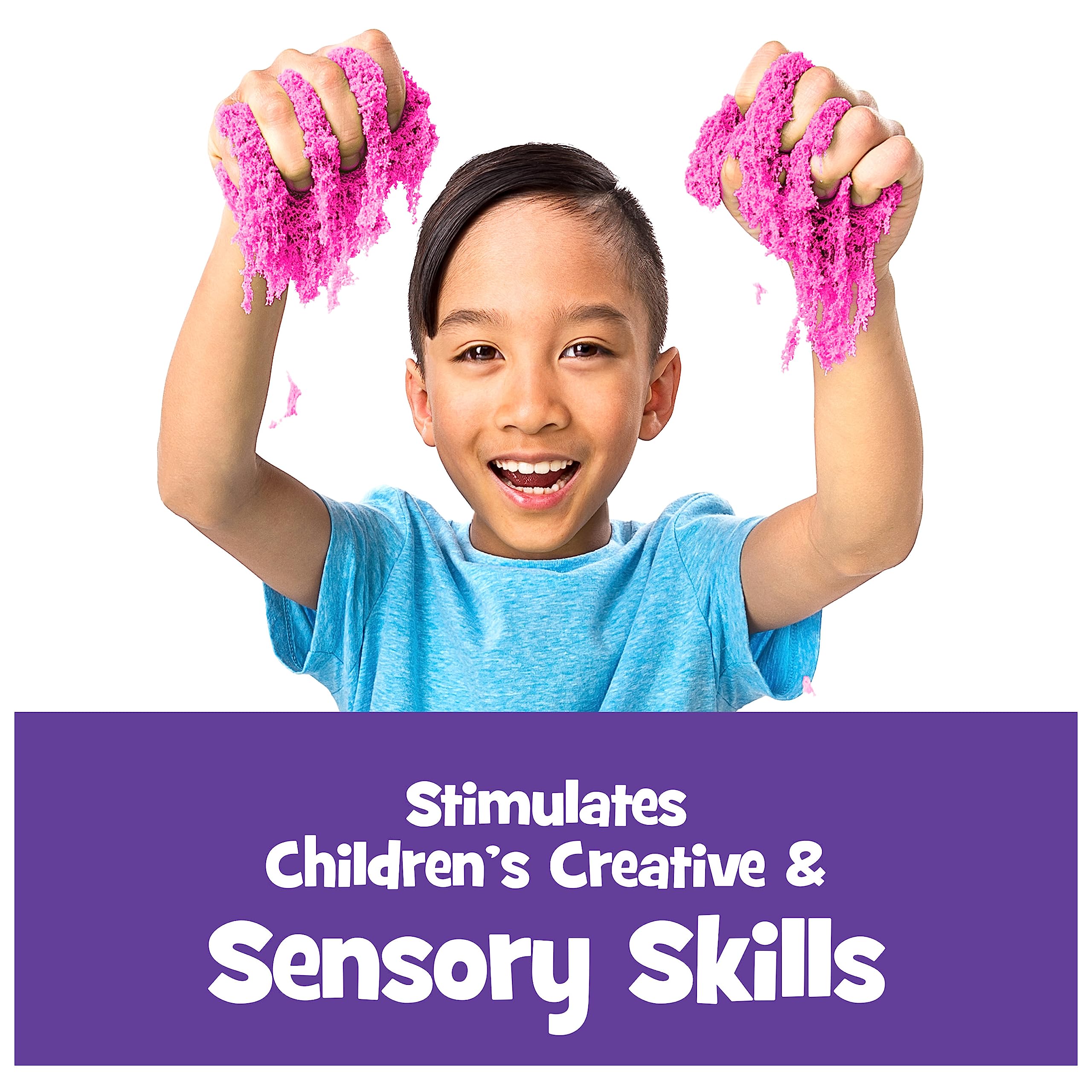Foto 6 pulgar | Sensory Play Sand Kinetic Sand Pink, 1 Kg, Para Niños Mayores De 3 Años - Venta Internacional.