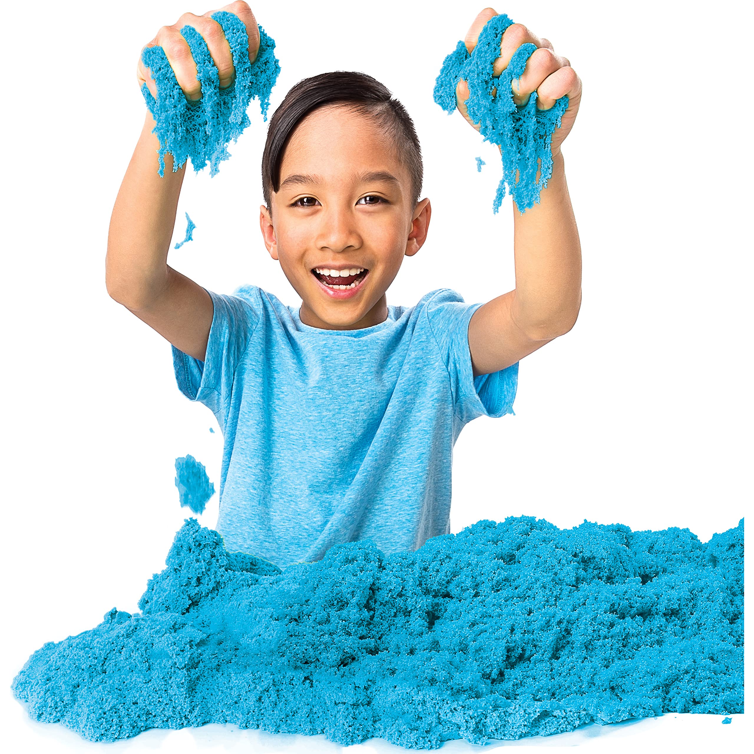 Foto 3 | Sensory Play Sand Kinetic Sand Blue, 1 Kg, Para Niños Mayores De 3 Años - Venta Internacional.