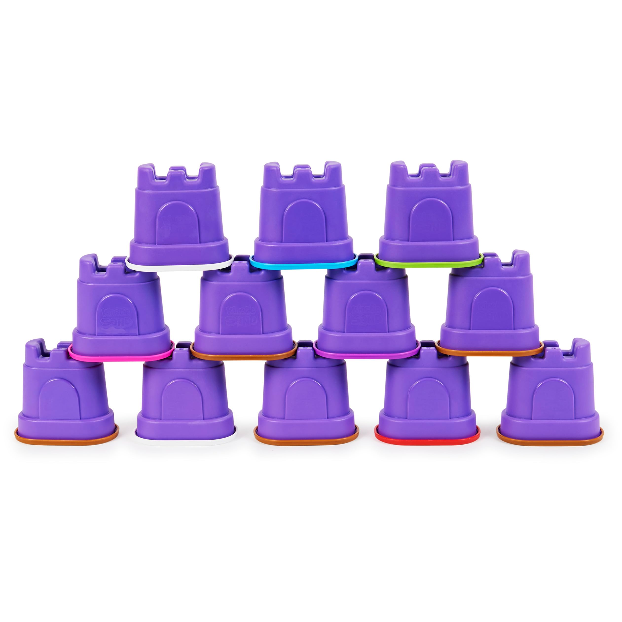 Pack de 12 Contenedores Tipo Castillo Play Sand Kinetic Sand Para Niños - Venta Internacional