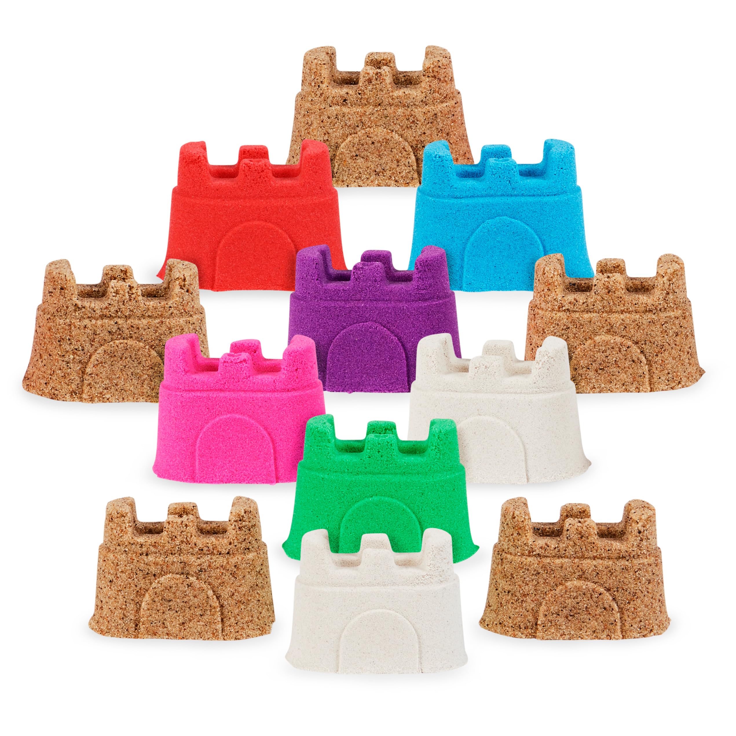 Foto 4 pulgar | Pack de 12 Contenedores Tipo Castillo Play Sand Kinetic Sand Para Niños - Venta Internacional