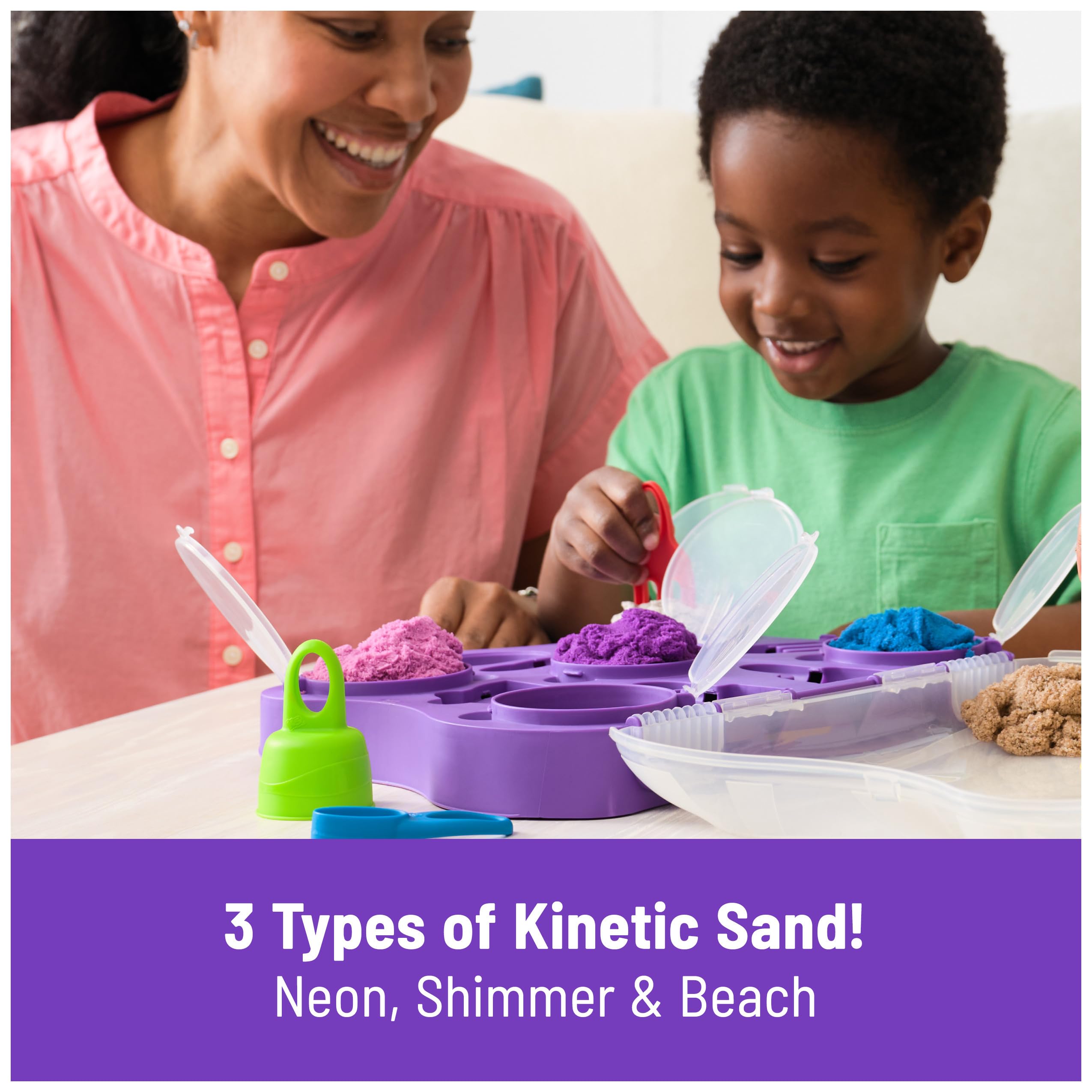 Foto 3 pulgar | Maletín Multiusos Play Sand Kinetic Sand Con 5 Herramientas, 1 Kg - Venta Internacional.