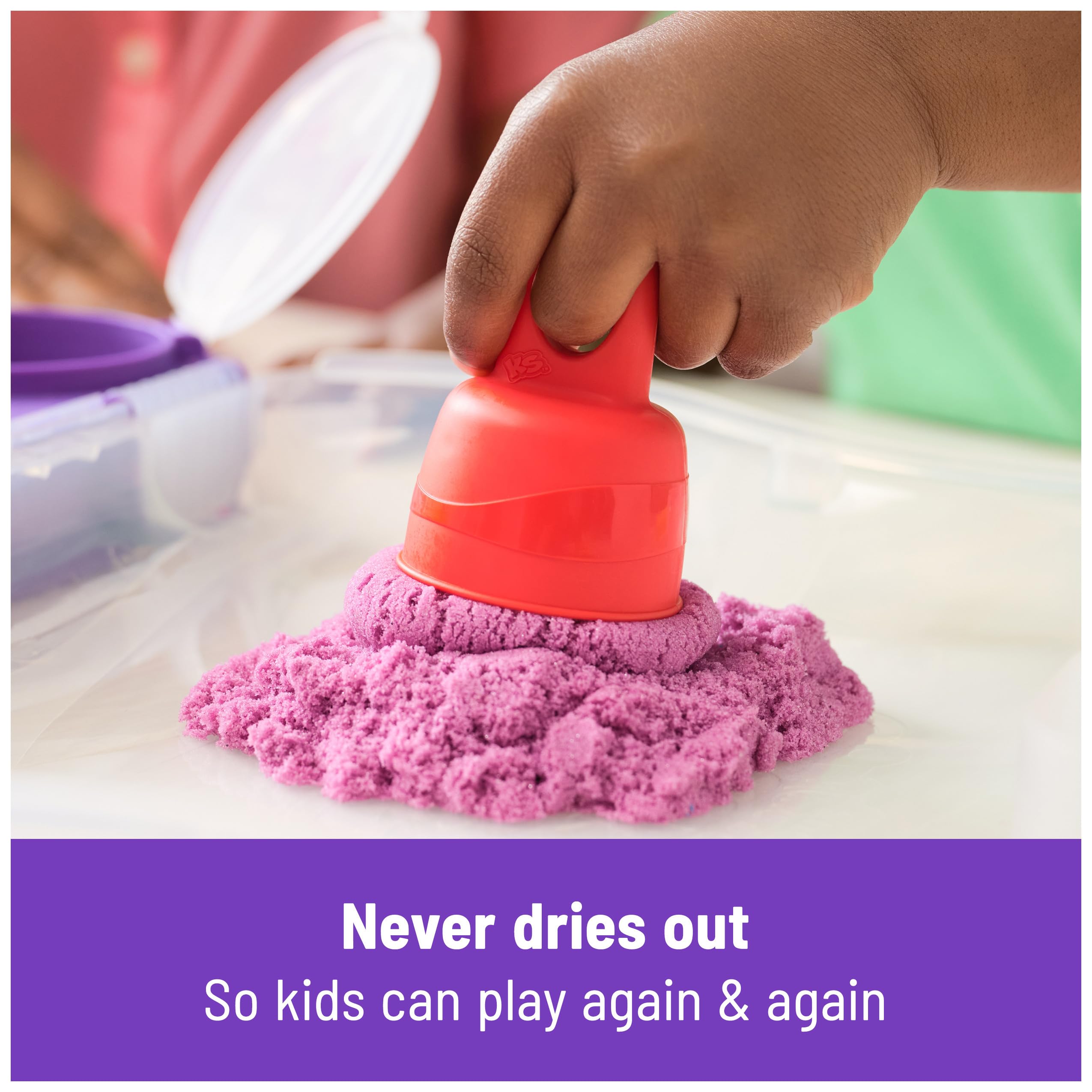 Foto 8 pulgar | Maletín Multiusos Play Sand Kinetic Sand Con 5 Herramientas, 1 Kg - Venta Internacional.