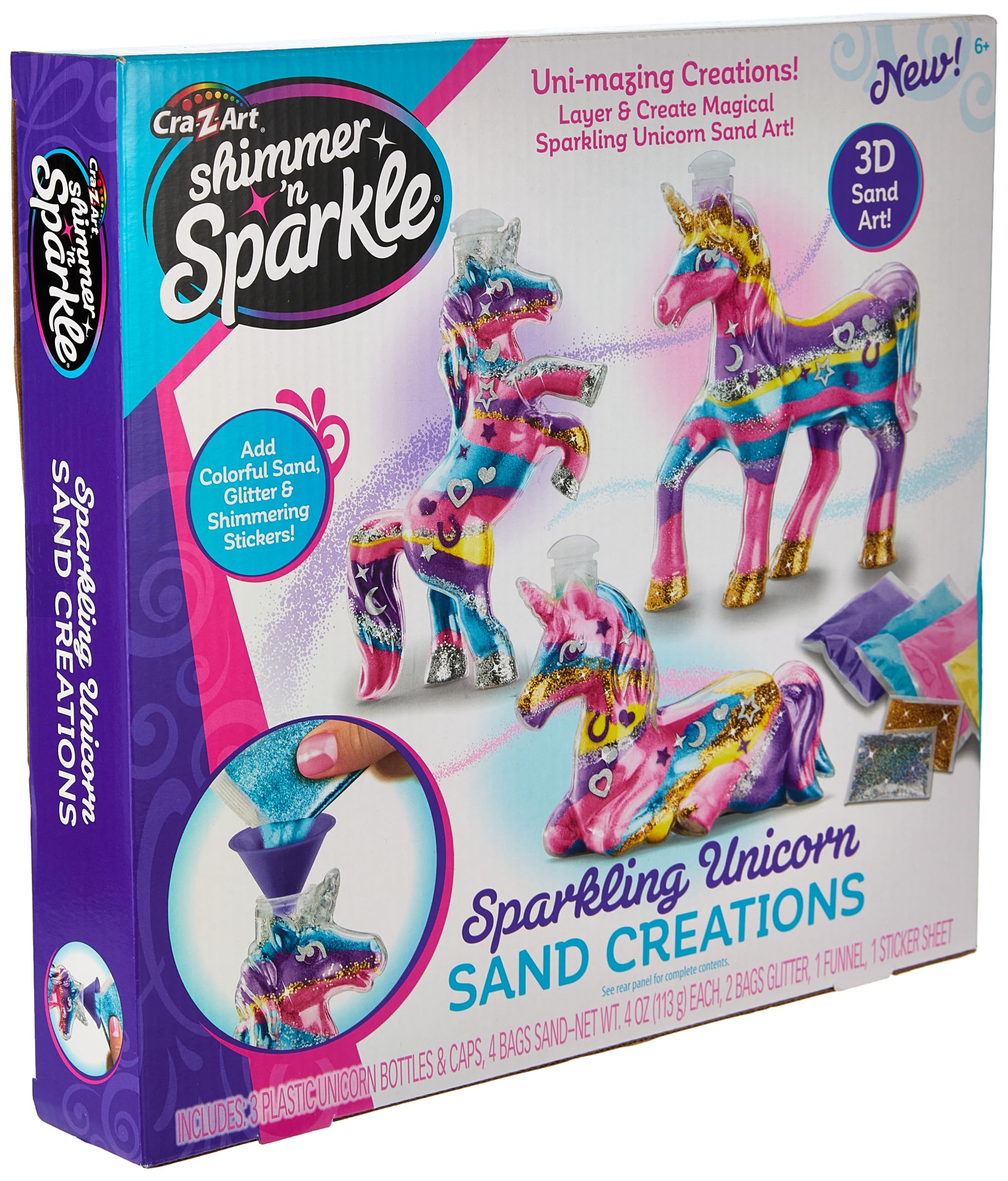 Kit Sand Art Cra-z-art Shimmer 'n Sparkle Sparkling Unicorn - Venta Internacional.