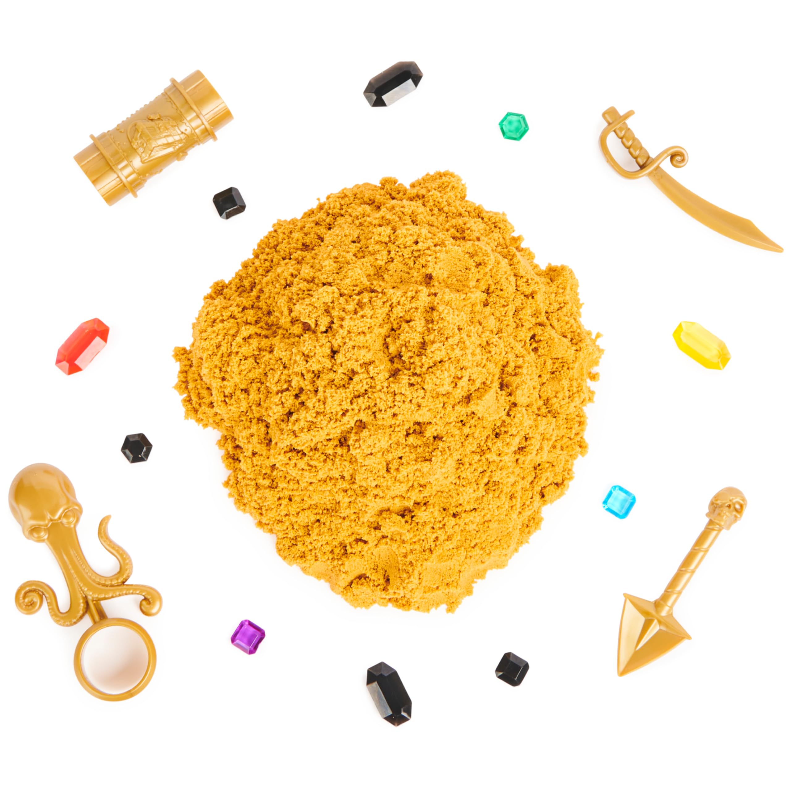 Foto 5 pulgar | Set De Juego Toy Kinetic Sand Treasure Hunt Con 737 G Shimmer Sand - Venta Internacional.
