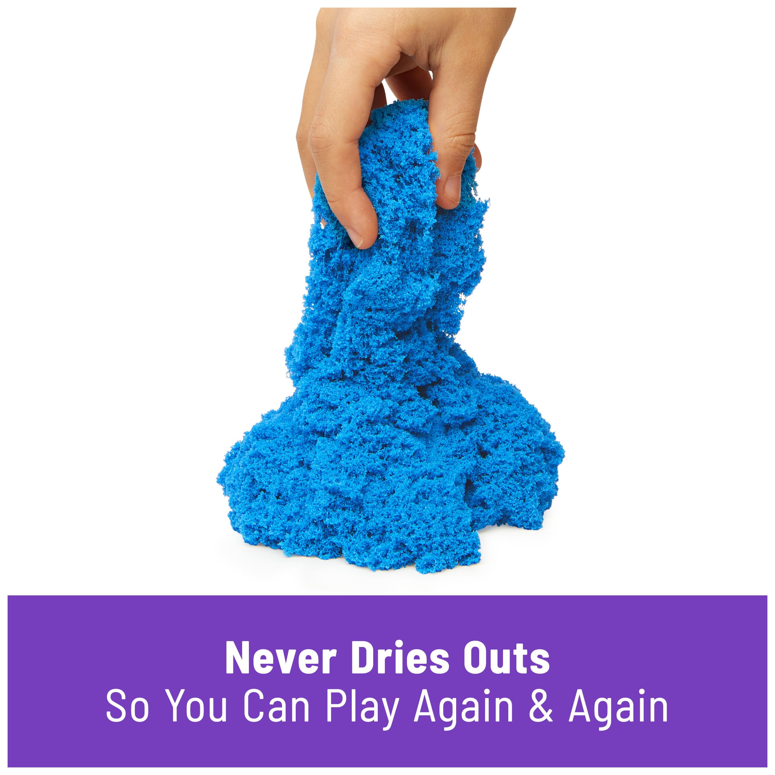 Foto 4 pulgar | Pack De Fiesta Azul Play Sand Kinetic Sand De 26 Piezas Para Niños Mayores De 3 Años - Venta Internacional.