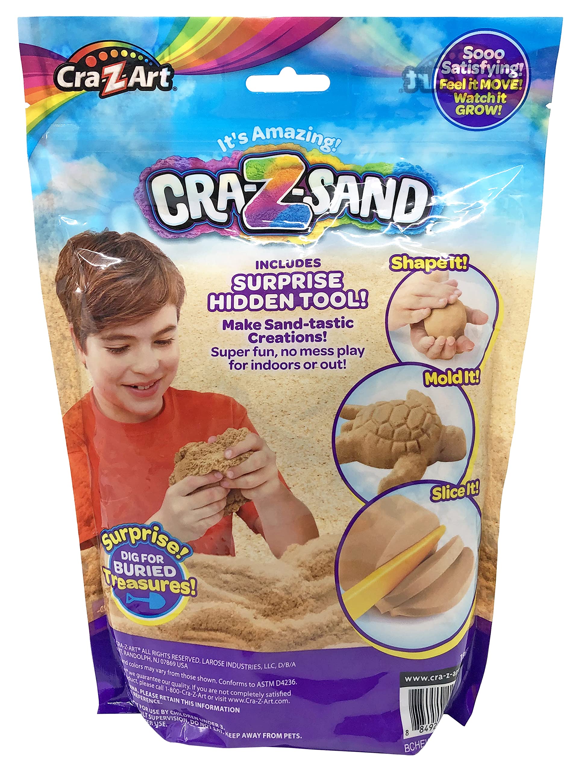 Foto 3 pulgar | Beach Sand Toy Cra-z-sand, Bolsa De 1,36 Kg Con Herramienta Sorpresa Para Mayores De 4 - Venta Internacional.