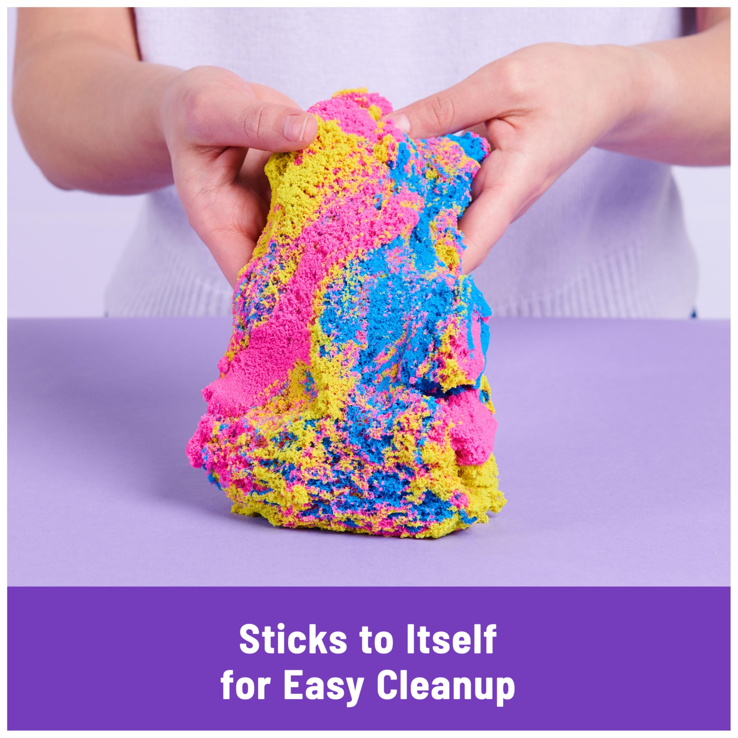 Foto 7 pulgar | Playset Kinetic Sand Squish N' Create Con 400 Ml De Arena Y 5 Herramientas - Venta Internacional.