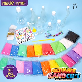 Foto 2 | Kit De Arte De Arena Hecho Por Mí Ultimate Con 13 Colores De Arena Para Mayores De 6 - Venta Internacional.