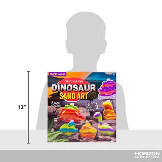 Foto 7 | Kit De Arte En Arena Hecho Por Mí Para Crear Tu Propio Dinosaurio Con 6 Botellas - Venta Internacional.