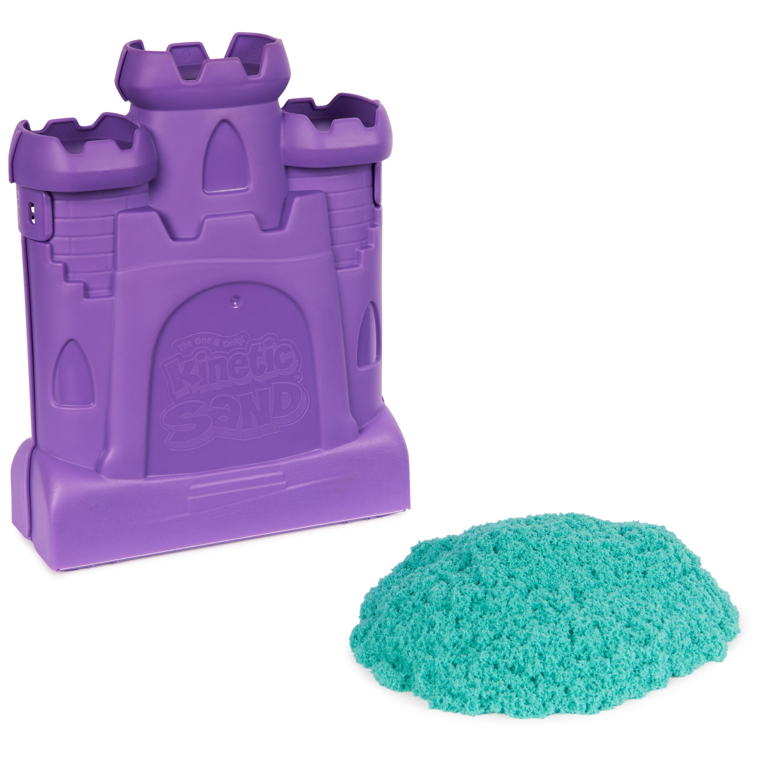 Foto 6 pulgar | Funda Sensory Toy Kinetic Sand Castle Con Arena Para Jugar En Color Verde Azulado De 0,45 Kg - Venta Internacional.