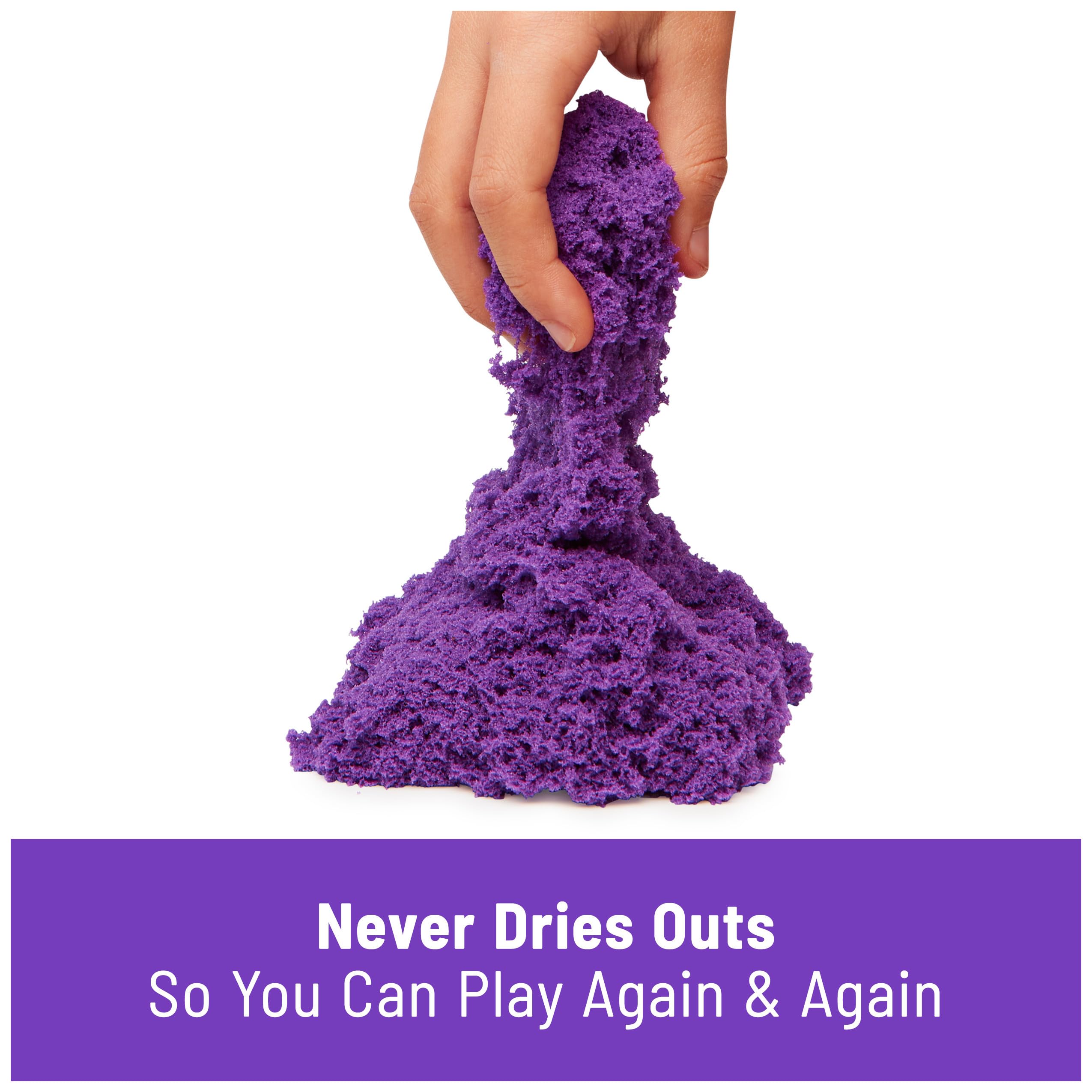 Foto 4 pulgar | Play Sand Kinetic Sand Purple, 1,1 Kg, Para Niños Mayores De 3 Años Con Bolsa - Venta Internacional.