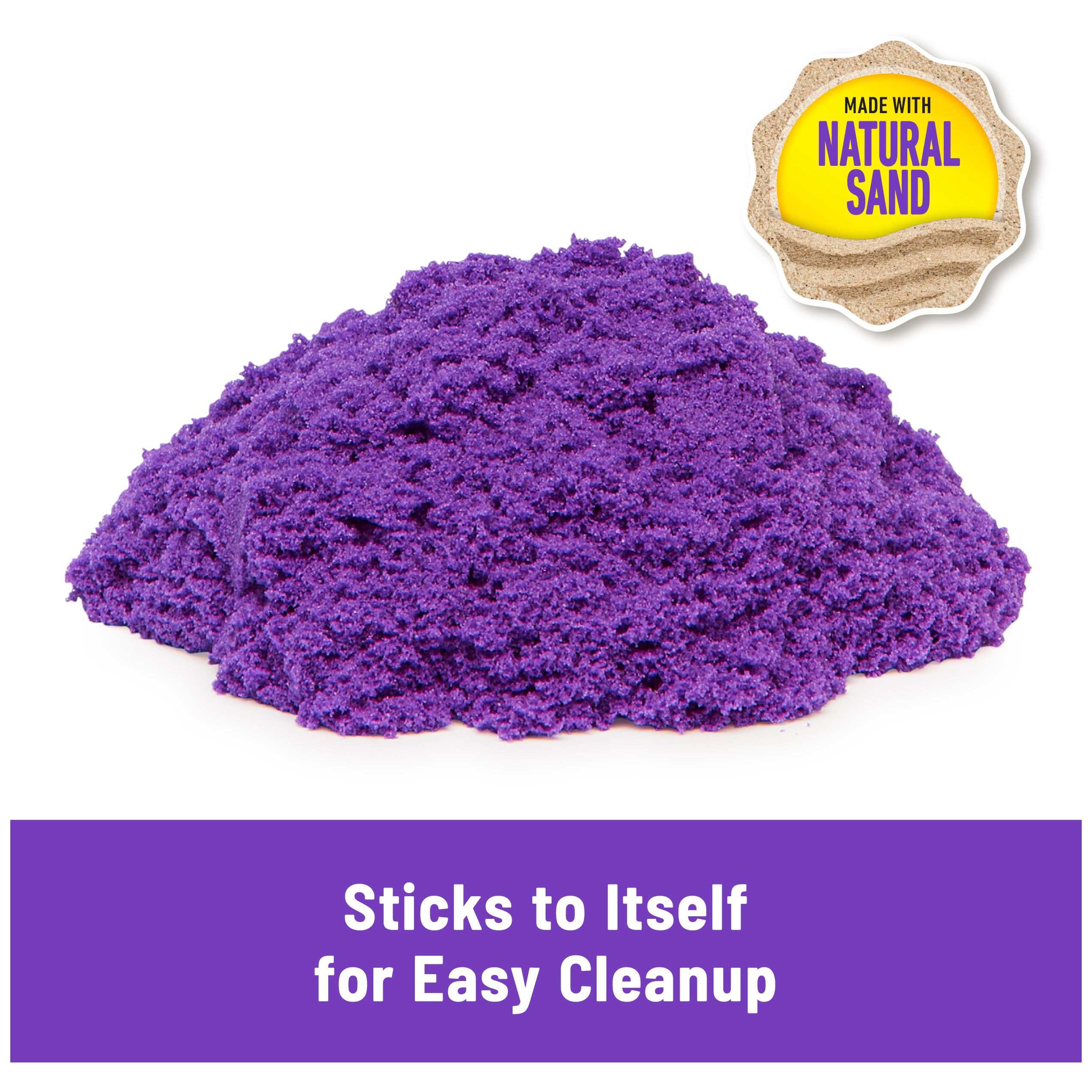 Foto 5 pulgar | Play Sand Kinetic Sand Purple, 1,1 Kg, Para Niños Mayores De 3 Años Con Bolsa - Venta Internacional.