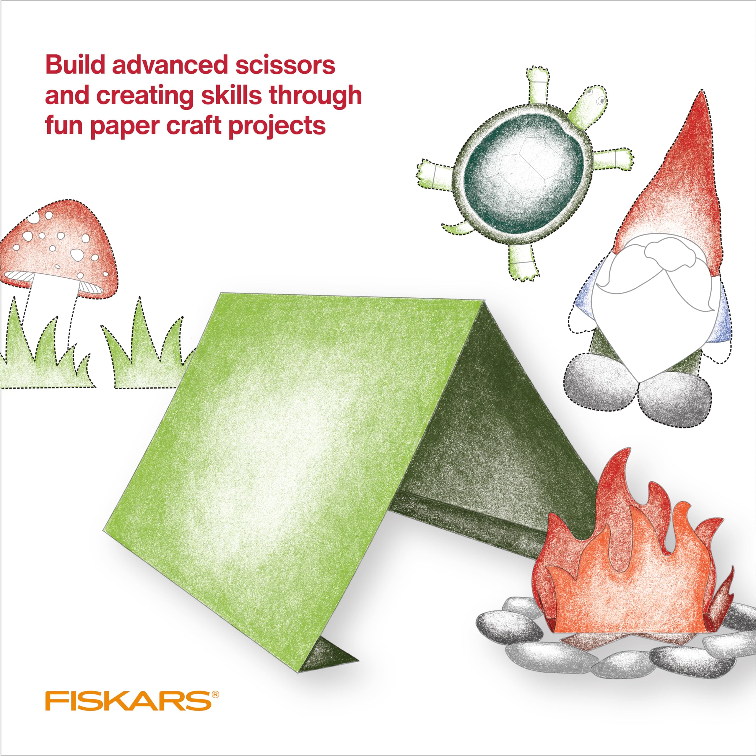Foto 3 pulgar | Libro De Actividades Fiskars Cut & Create Con 6 Tijeras Para Niños Grandes - Venta Internacional.