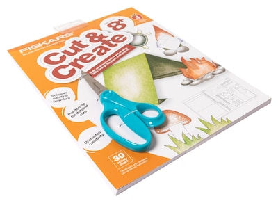 Foto 4 | Libro De Actividades Fiskars Cut & Create Con 6 Tijeras Para Niños Grandes - Venta Internacional.