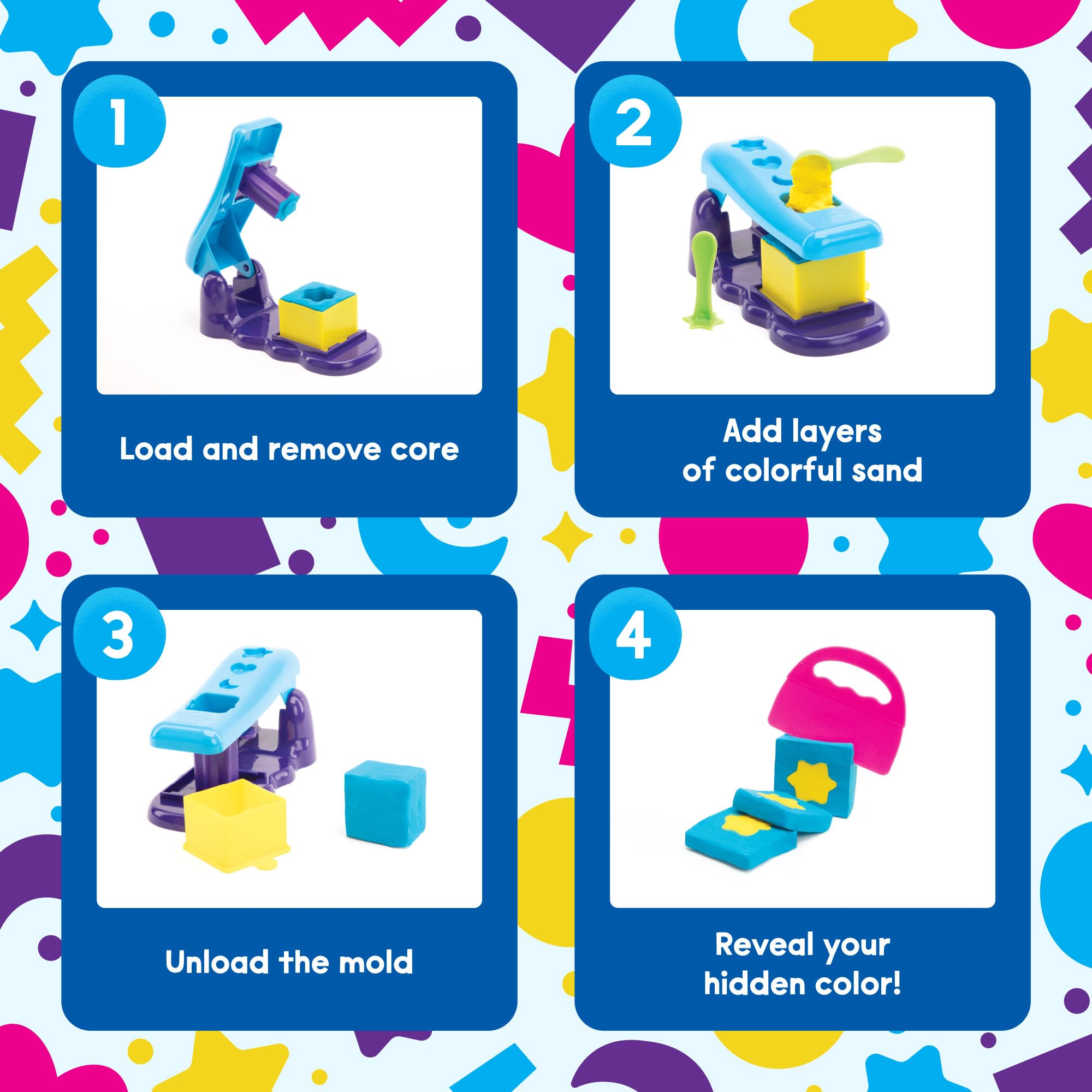 Foto 4 pulgar | Información Educativa Sobre La Arena Sensorial: Playfoam  Sand Magic Reveal - Venta Internacional.
