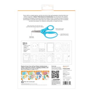 Foto 2 | Libro De Actividades Con 5 Tijeras Para Niños Fiskars Cut & Create - Venta Internacional.