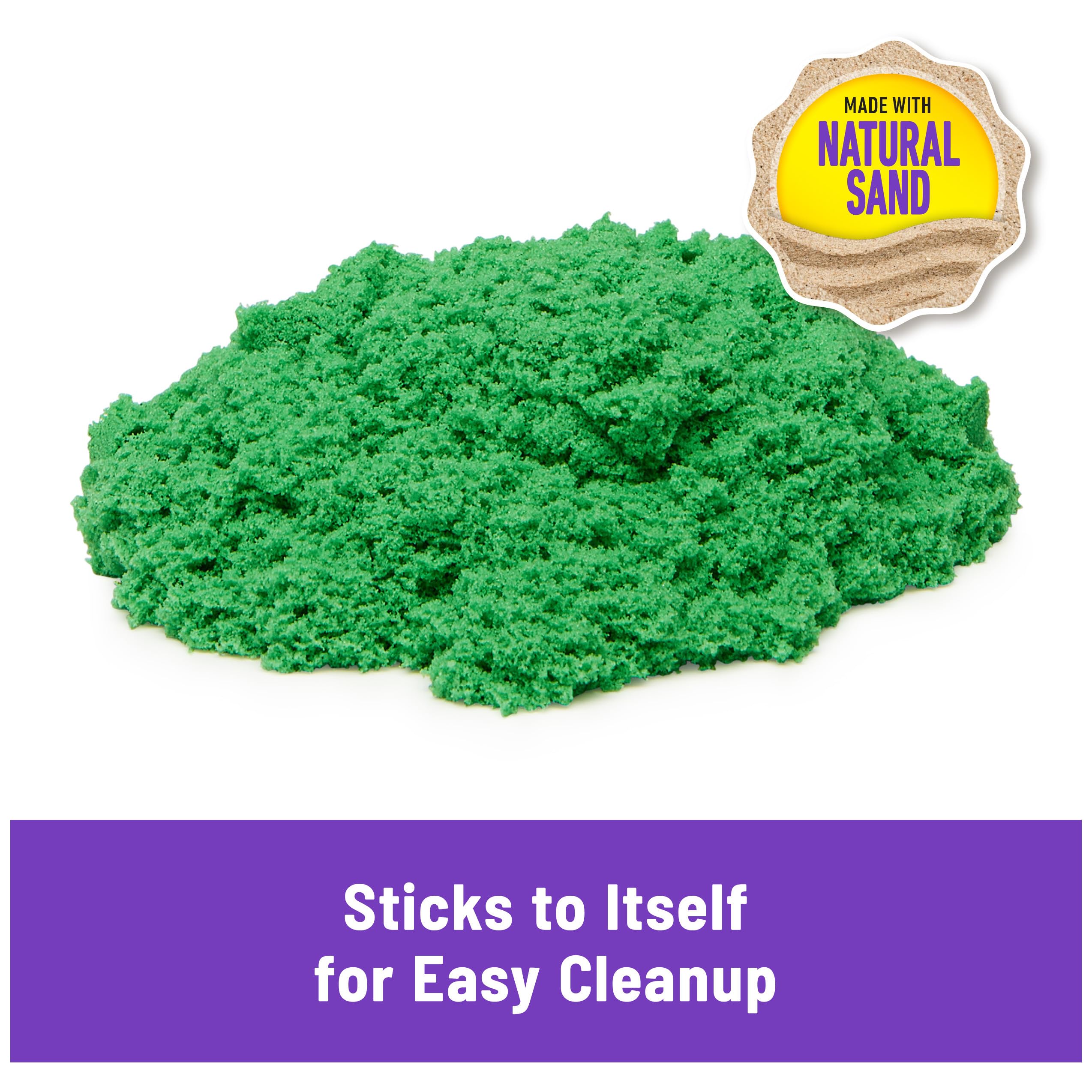 Foto 5 pulgar | Play Sand Kinetic Sand Green, 1,13 Kg, Para Niños Mayores De 3 Años Con Bolsa - Venta Internacional.
