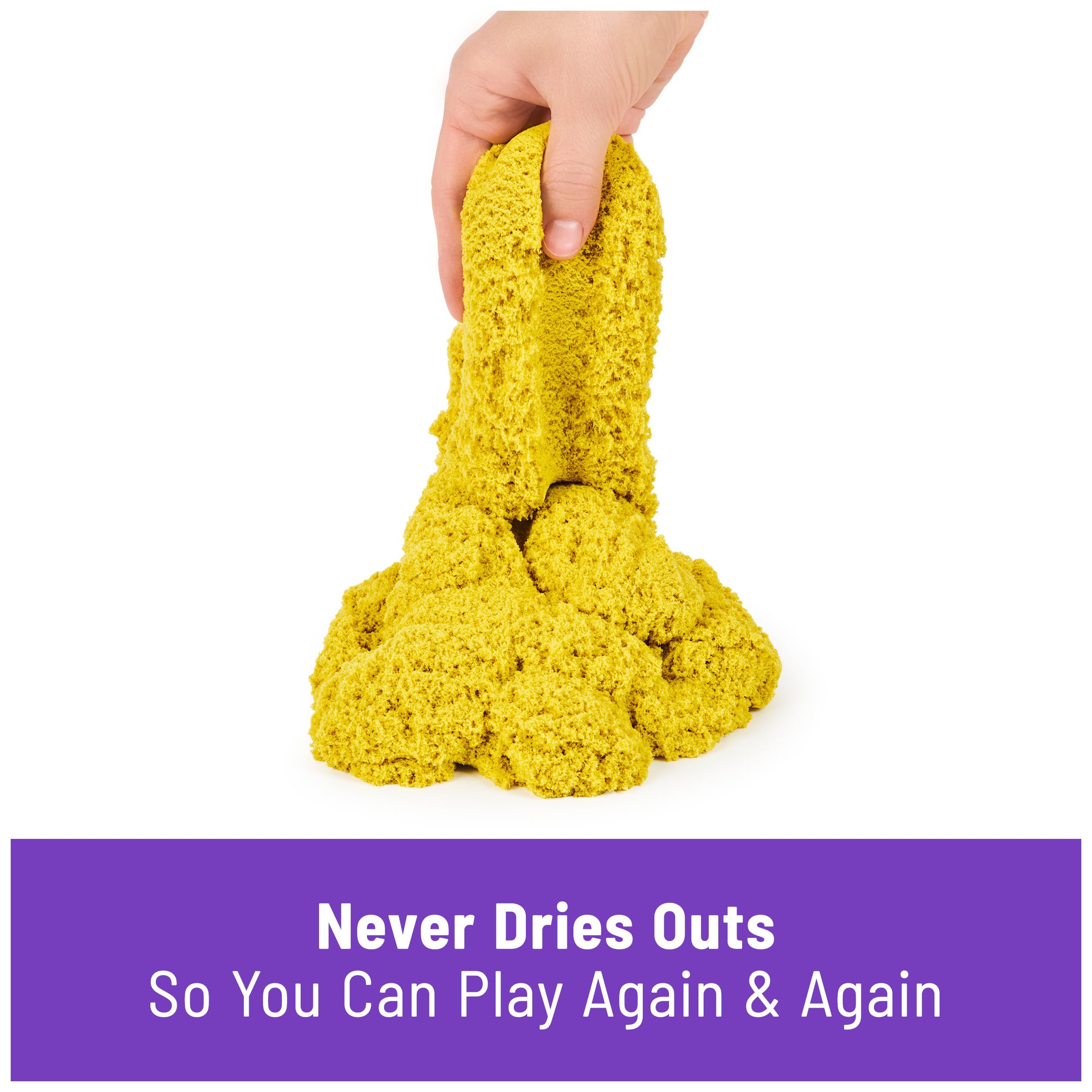 Foto 4 pulgar | Contenedores Kinetic Sand Castle De Colored Sand, Paquete De 10 Colores - Venta Internacional.