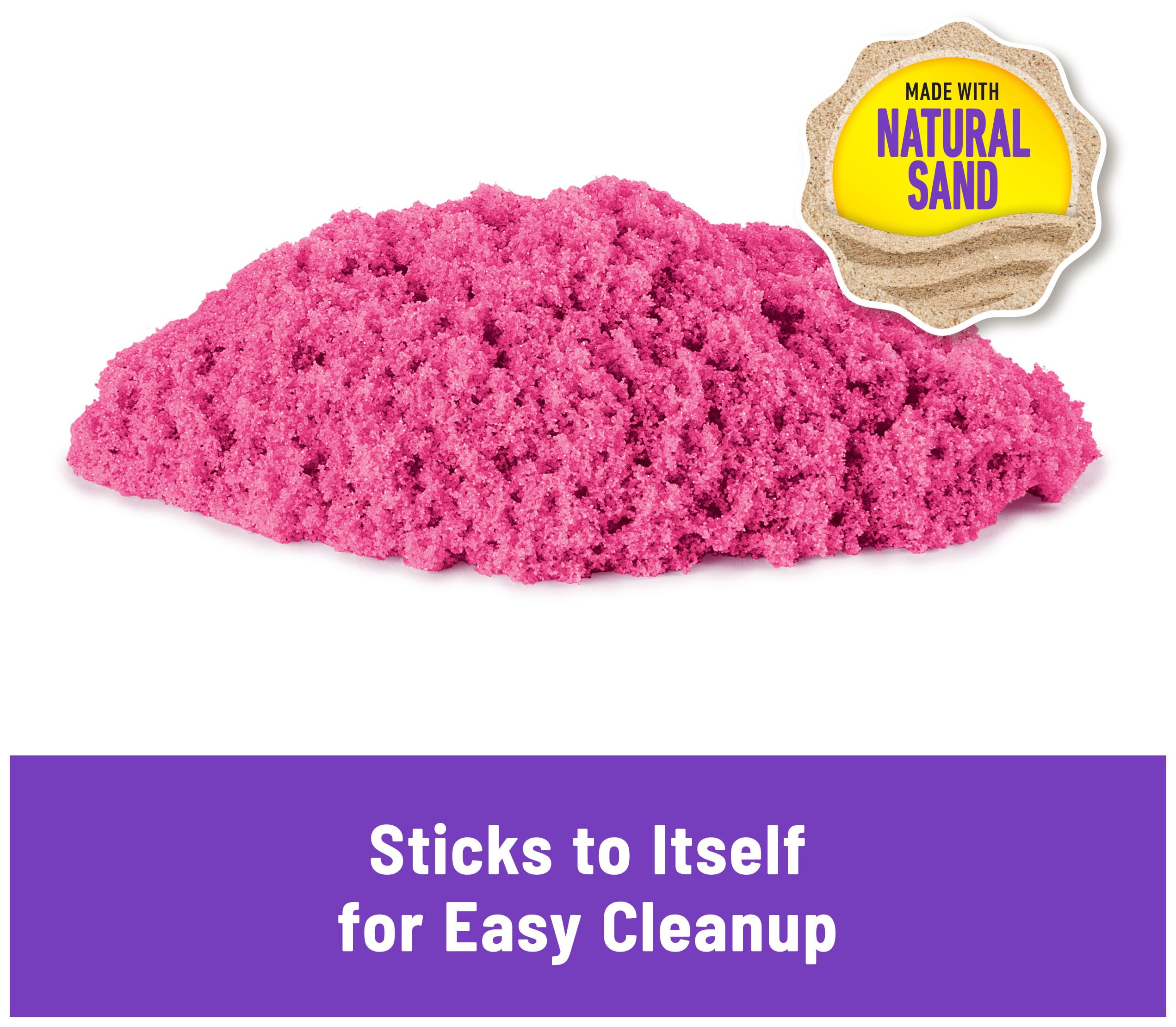Foto 4 | Contenedores Kinetic Sand Castle De Colored Sand, Paquete De 10 Colores - Venta Internacional.