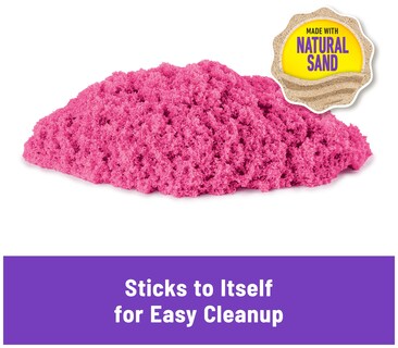 Foto 4 | Contenedores Kinetic Sand Castle De Colored Sand, Paquete De 10 Colores - Venta Internacional.