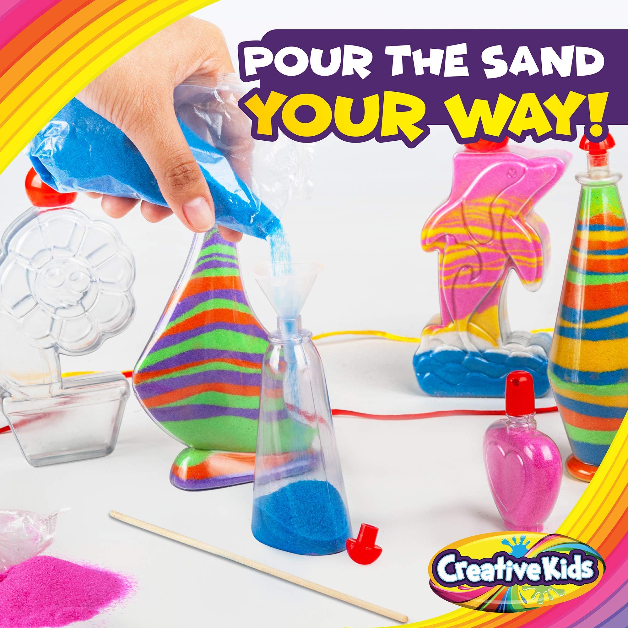 Foto 3 pulgar | Kit De Actividades Sand Art Creative Kids Con 10 Botellas Y Arena - Venta Internacional.