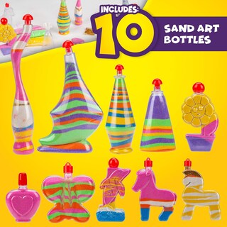 Foto 4 | Kit De Actividades Sand Art Creative Kids Con 10 Botellas Y Arena - Venta Internacional.