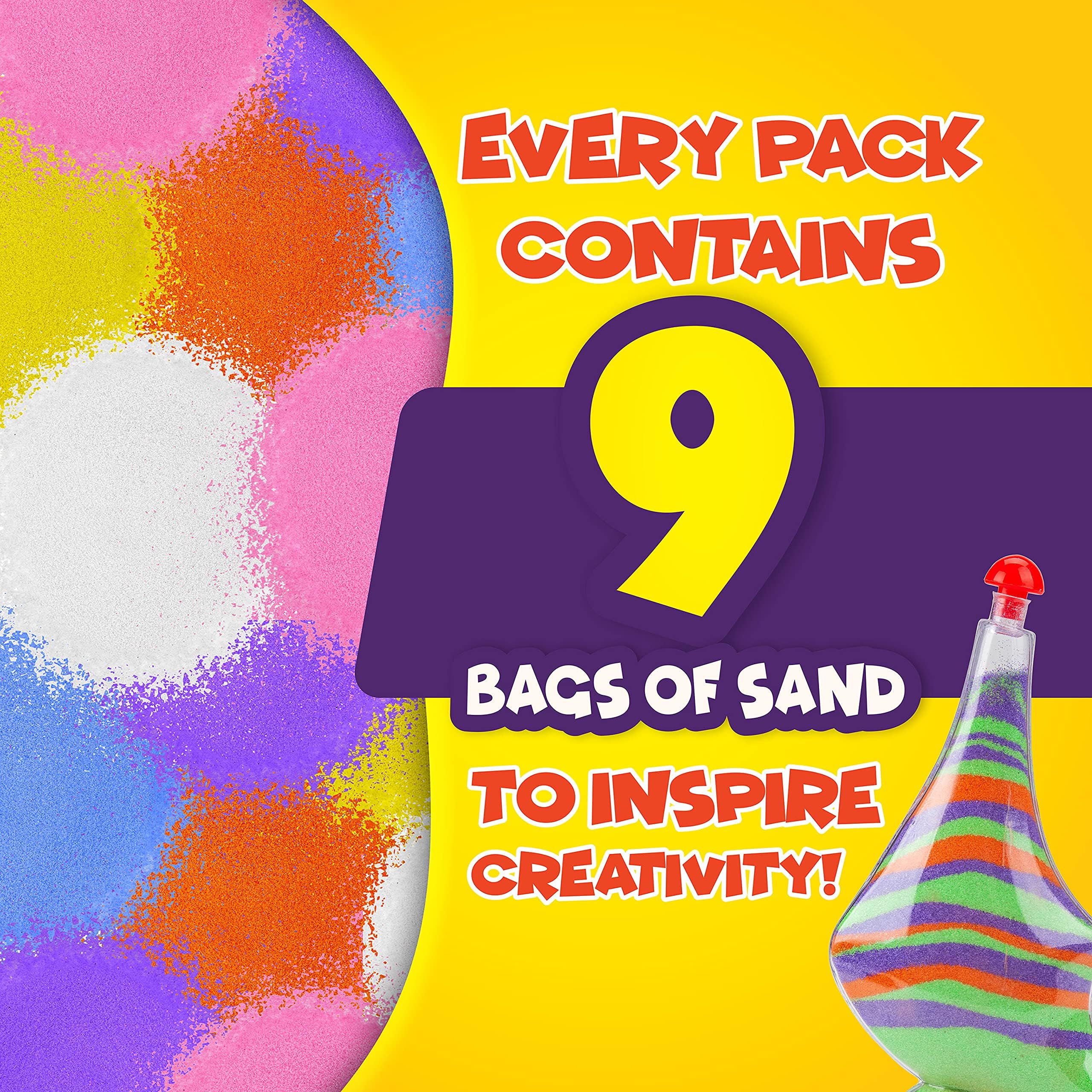 Foto 6 pulgar | Kit De Actividades Sand Art Creative Kids Con 10 Botellas Y Arena - Venta Internacional.