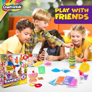 Foto 6 | Kit De Actividades Sand Art Creative Kids Con 10 Botellas Y Arena - Venta Internacional.