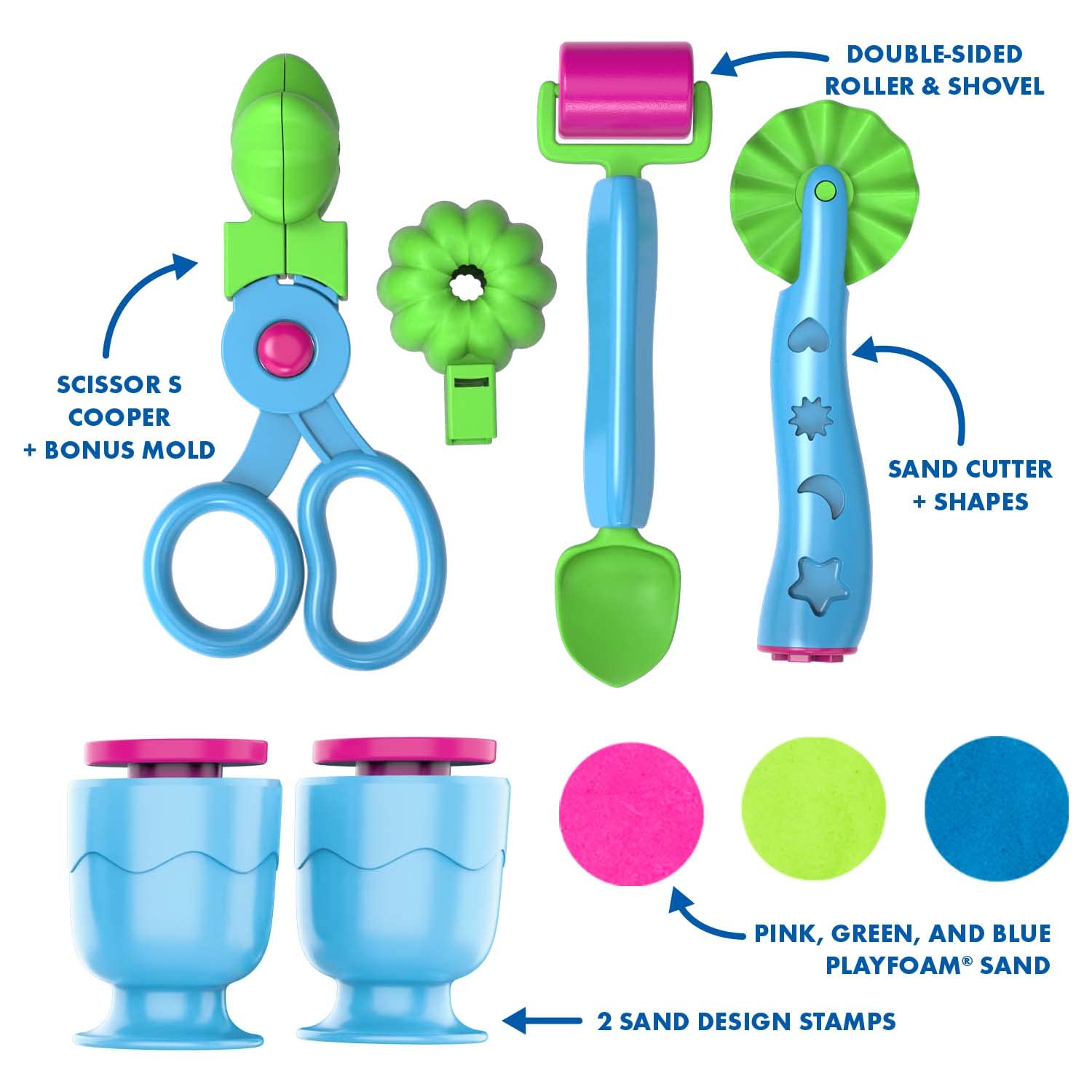 Foto 7 pulgar | Set Sensory Insights Playfoam Sand Con 5 Herramientas - Venta Internacional.