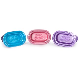 Foto 3 | Toy Kinetic Sand Sand Sand Sand Sand, Paquete De 3, Con Moldes Sandcastle - Venta Internacional.