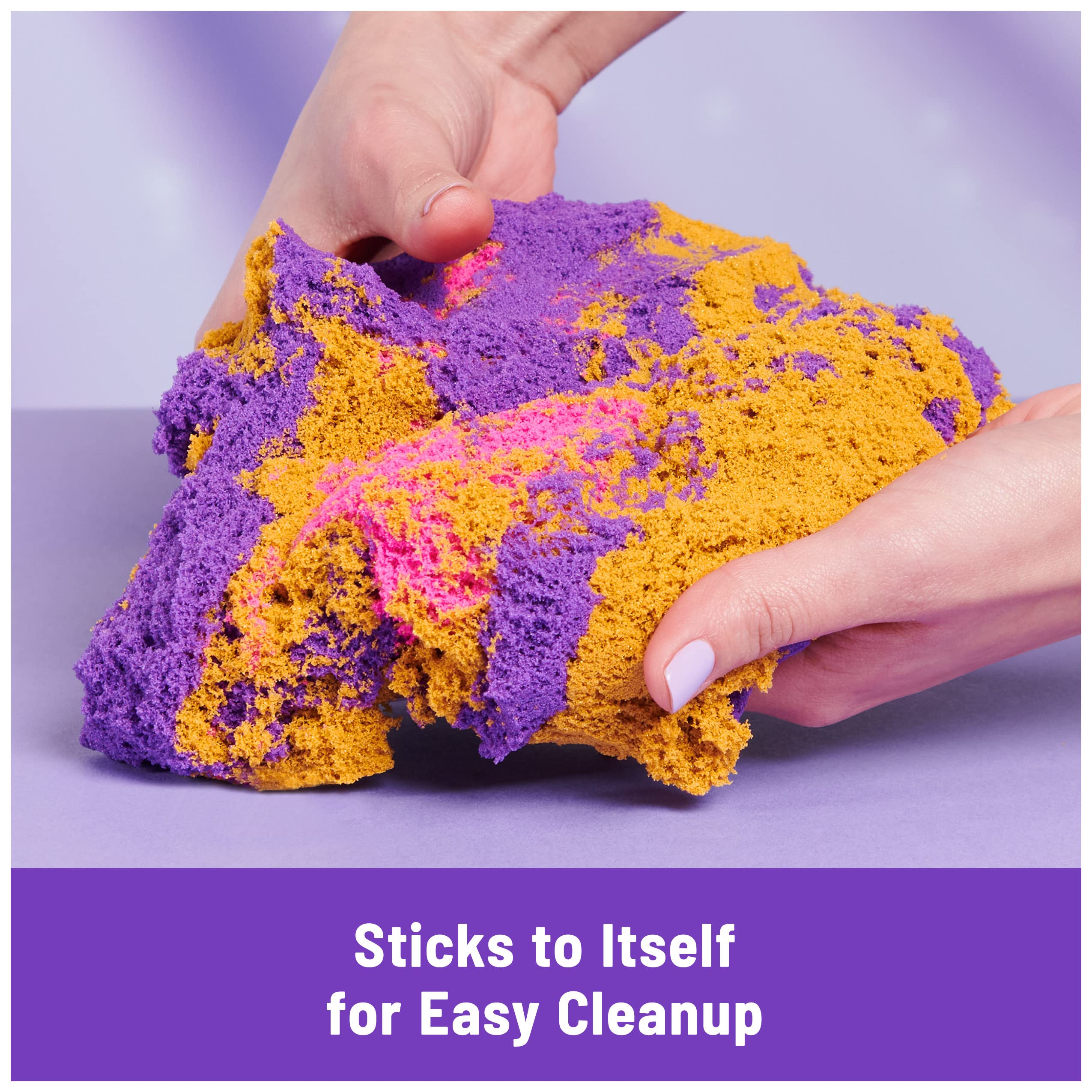 Foto 7 pulgar | Playset Kinetic Sand Mermaid Crystal Con 500 G De Arena Para Más De 3 Años - Venta Internacional.