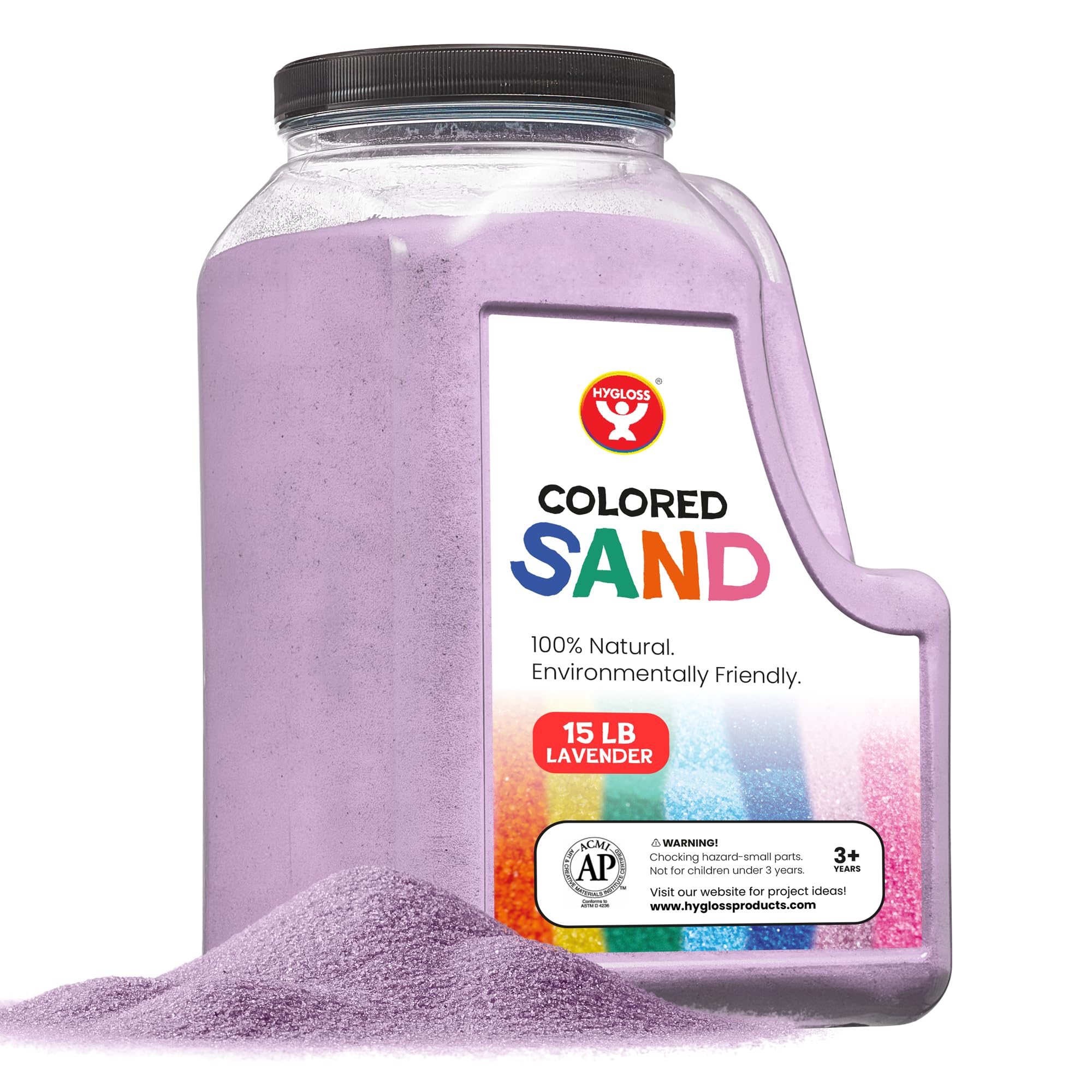 Foto 2 pulgar | Color Sand Hygloss Para Manualidades Con Arena, 6,8 Kg, Lavanda, Más De 3 Años - Venta Internacional.