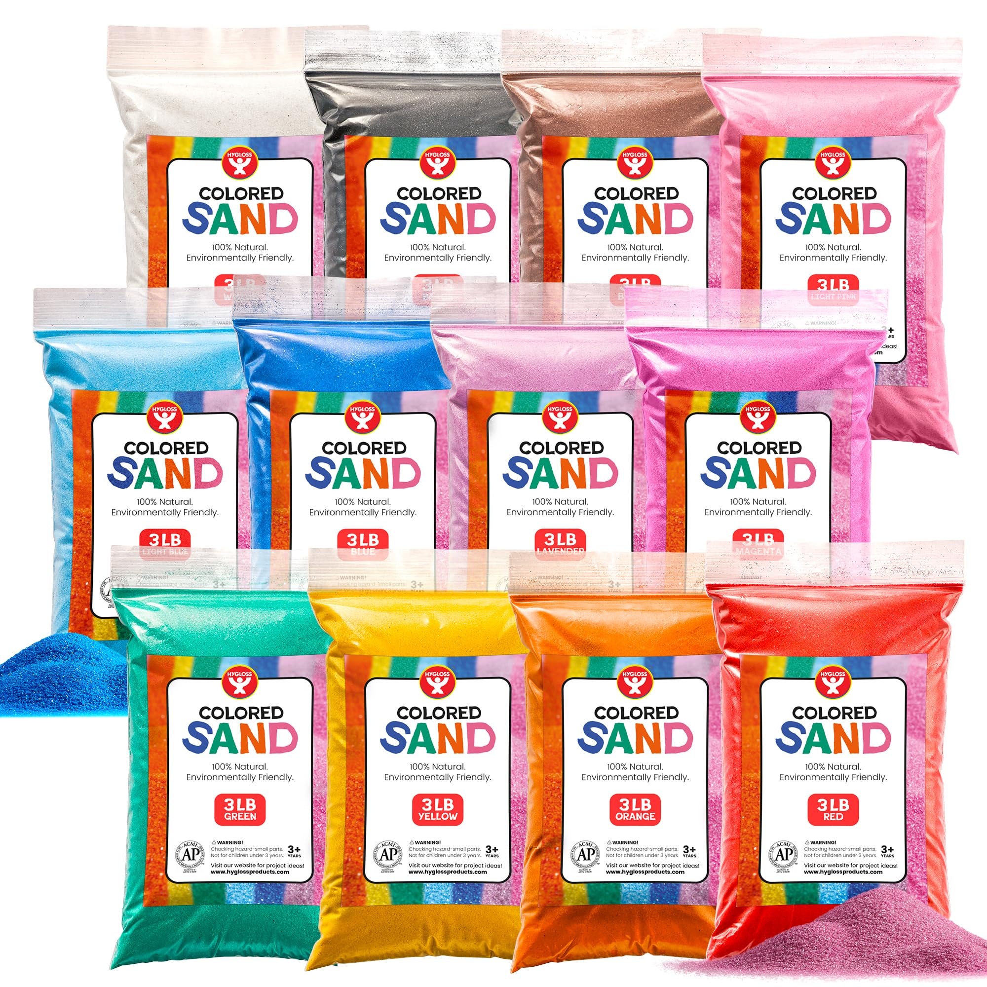 Foto 1 | Color Sand Hygloss Para Manualidades En Arena, 36 Kg, Seguro Durante Más De 3 Años - Venta Internacional.
