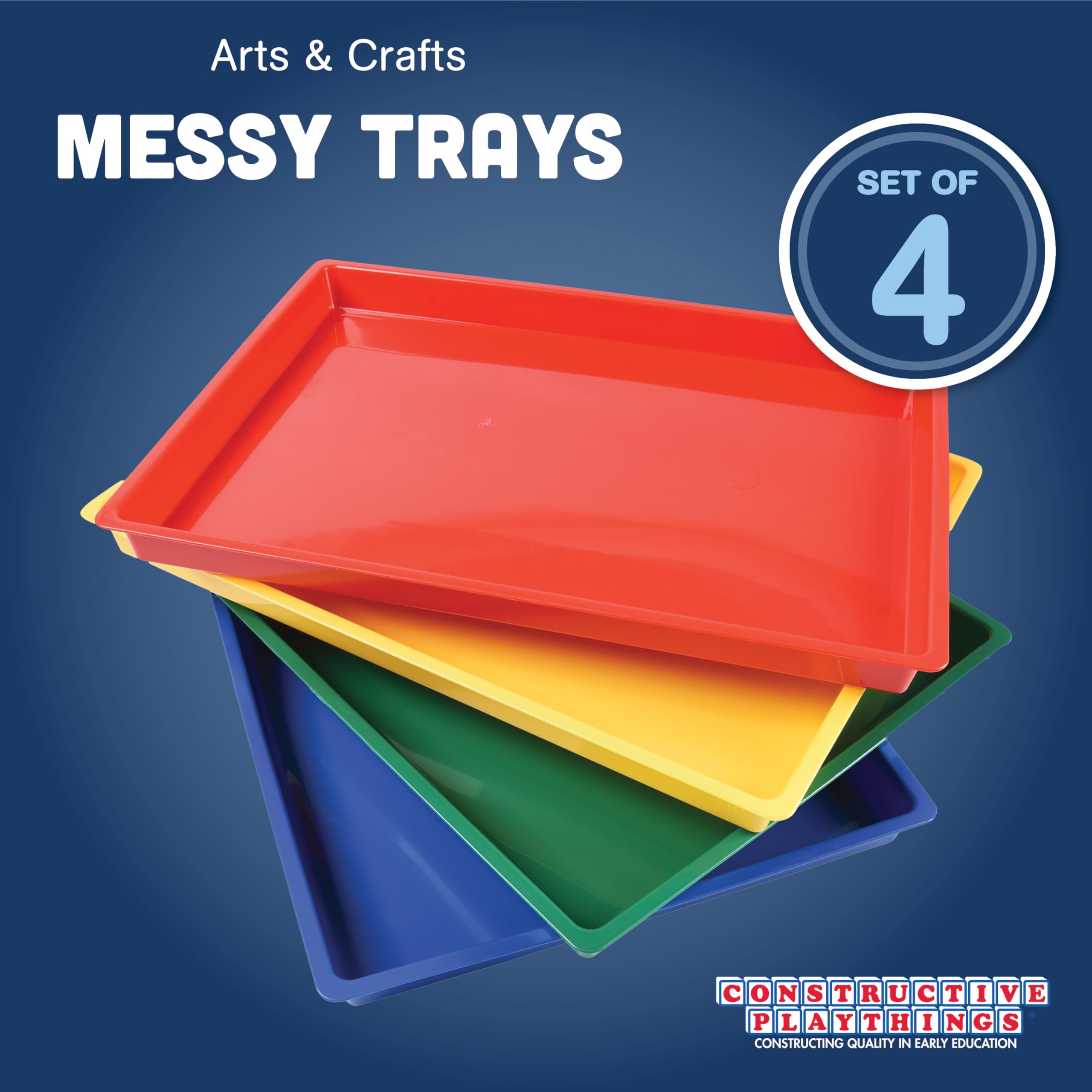 Foto 2 | Juguetes Constructivos Messy Trays Para Pintura, Agua Y Arena - Venta Internacional.