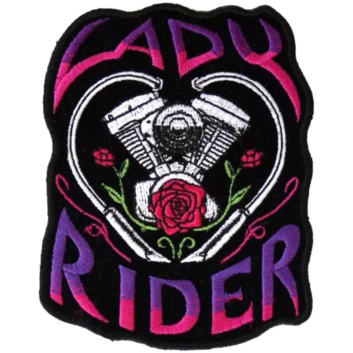 Parche de Tela Bordada Adhesivo Patchpros Mxryr-001 Motorcyclelady