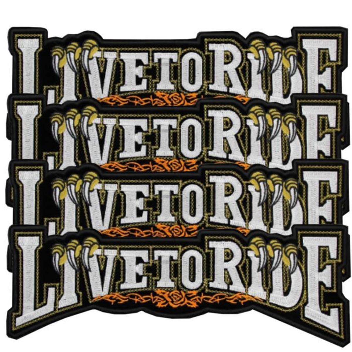 Parche Para Chamarra Livetoride Patchpros Mxlte-004 4 Parches Multicolor