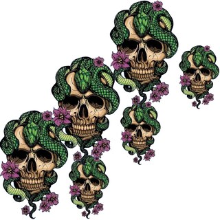 Foto 1 | Parches de Calavera para Chamarra Patchpros Mxsls-003 6 Piezas