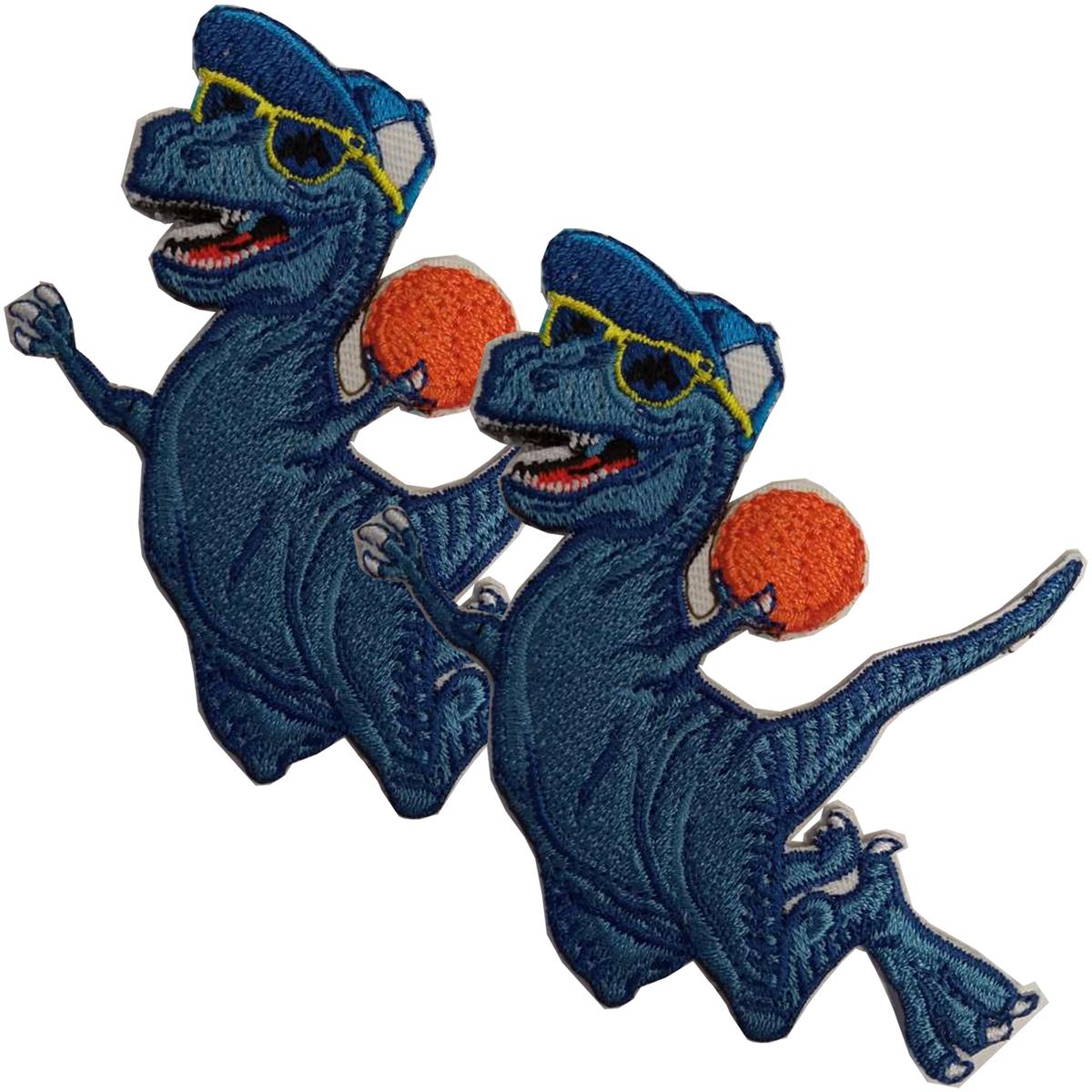 Parches Bordados para Gorros Patchpros Mxdii-002 Beach Tyrannosaurus Rex