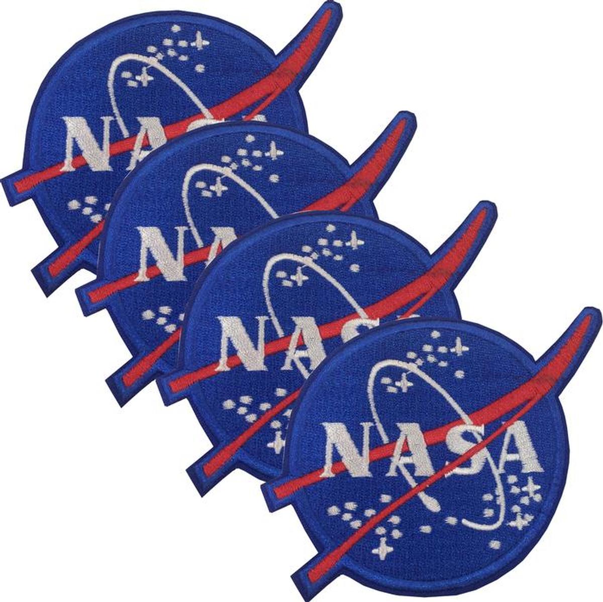 Parche Nasa Para Boinas Patchpros Mxnsi-004 4 Parches Multicolor