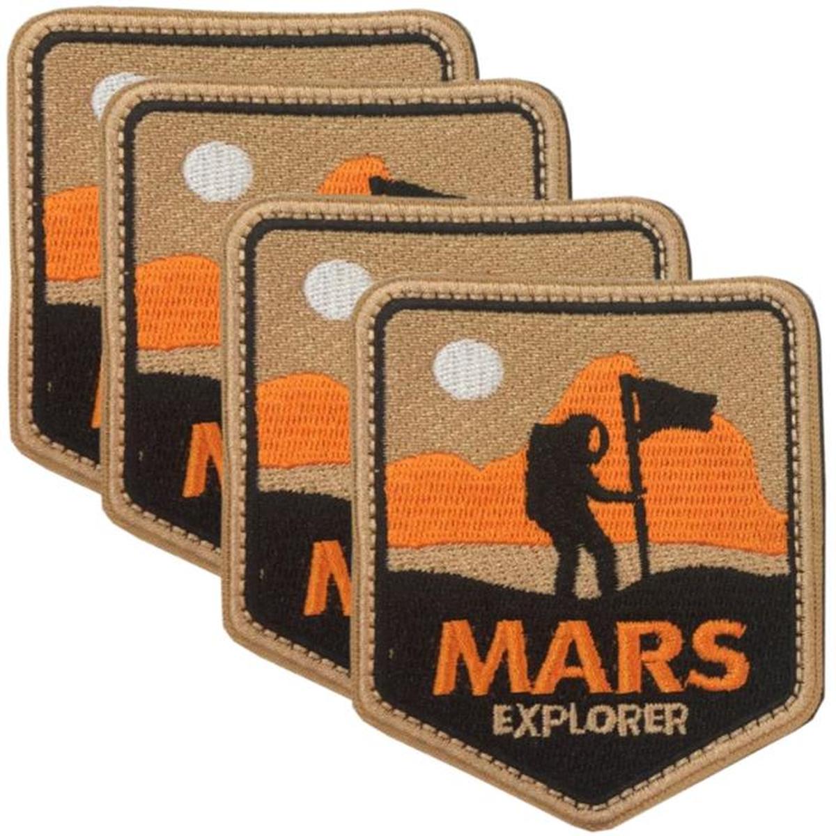 Foto 2 pulgar | Mars Explorer Parche Para Ropa Patchpros Mxnsf-004 4 Parches Multicolor