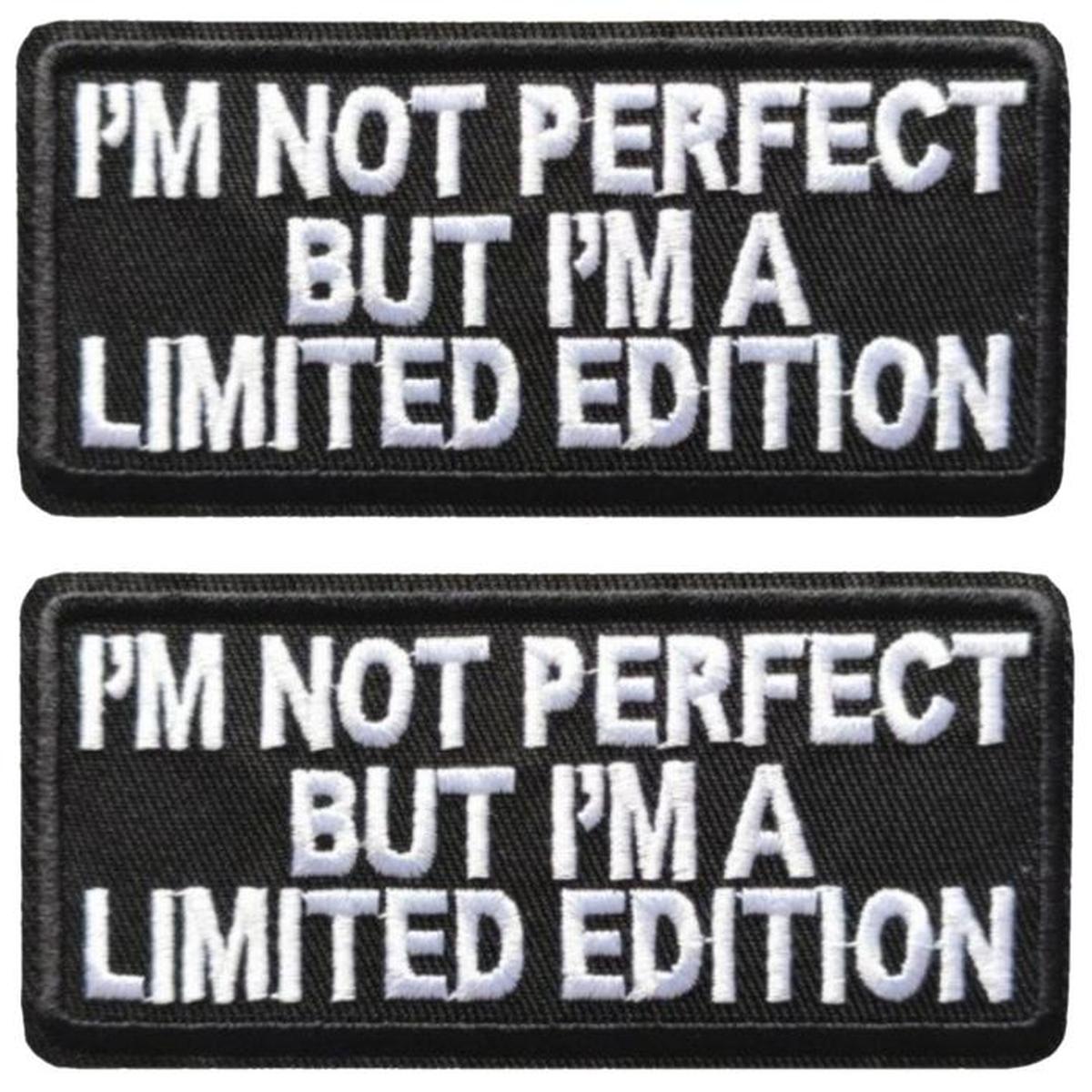 Foto 1 | Termoadhesivo I´m Not Perfect Frase Patchpros Mxnsk-002 2 Parche Multicolor