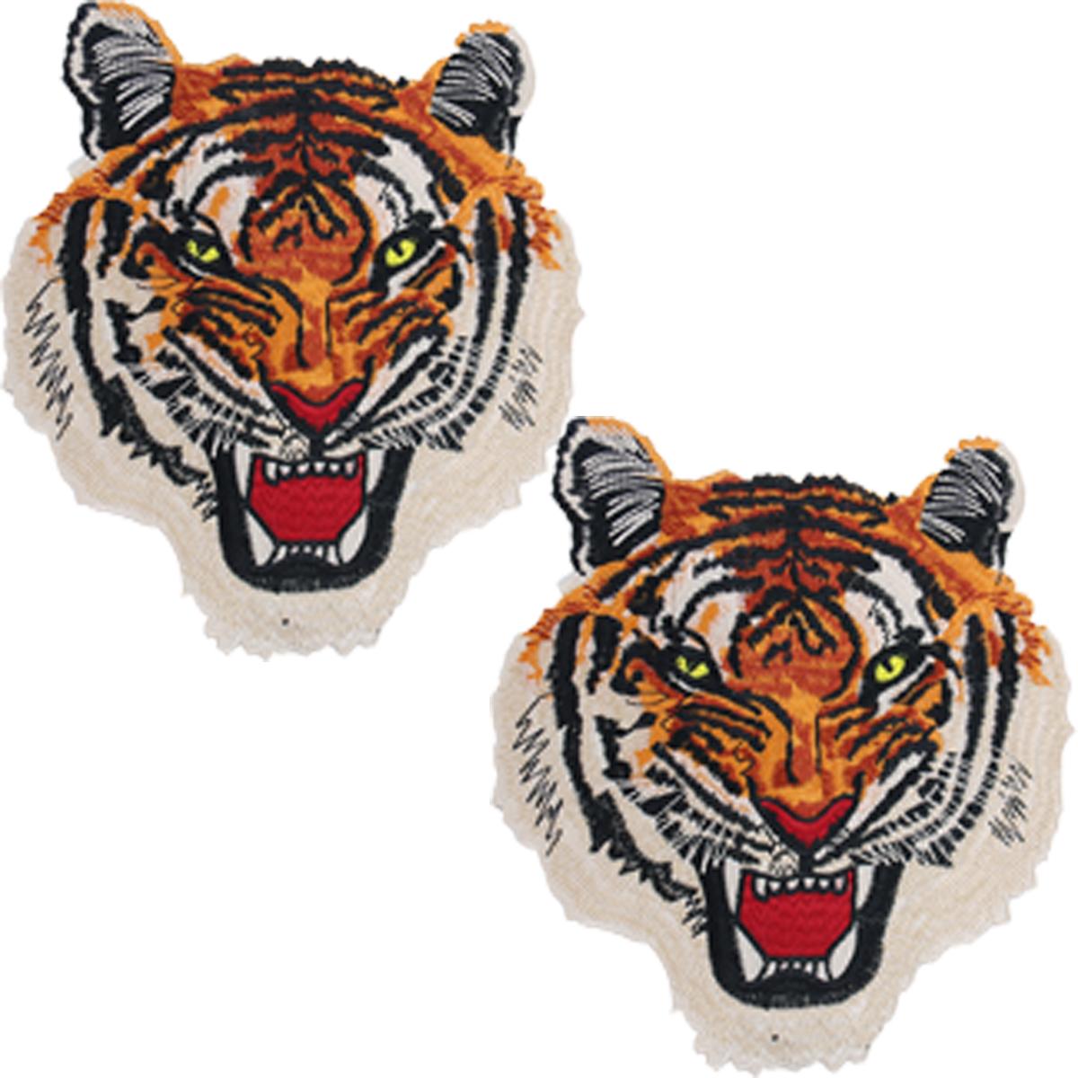 Parche De Tigre Para Chamarrapatchpros Mxgtr-002 2 Parchesmulticolor