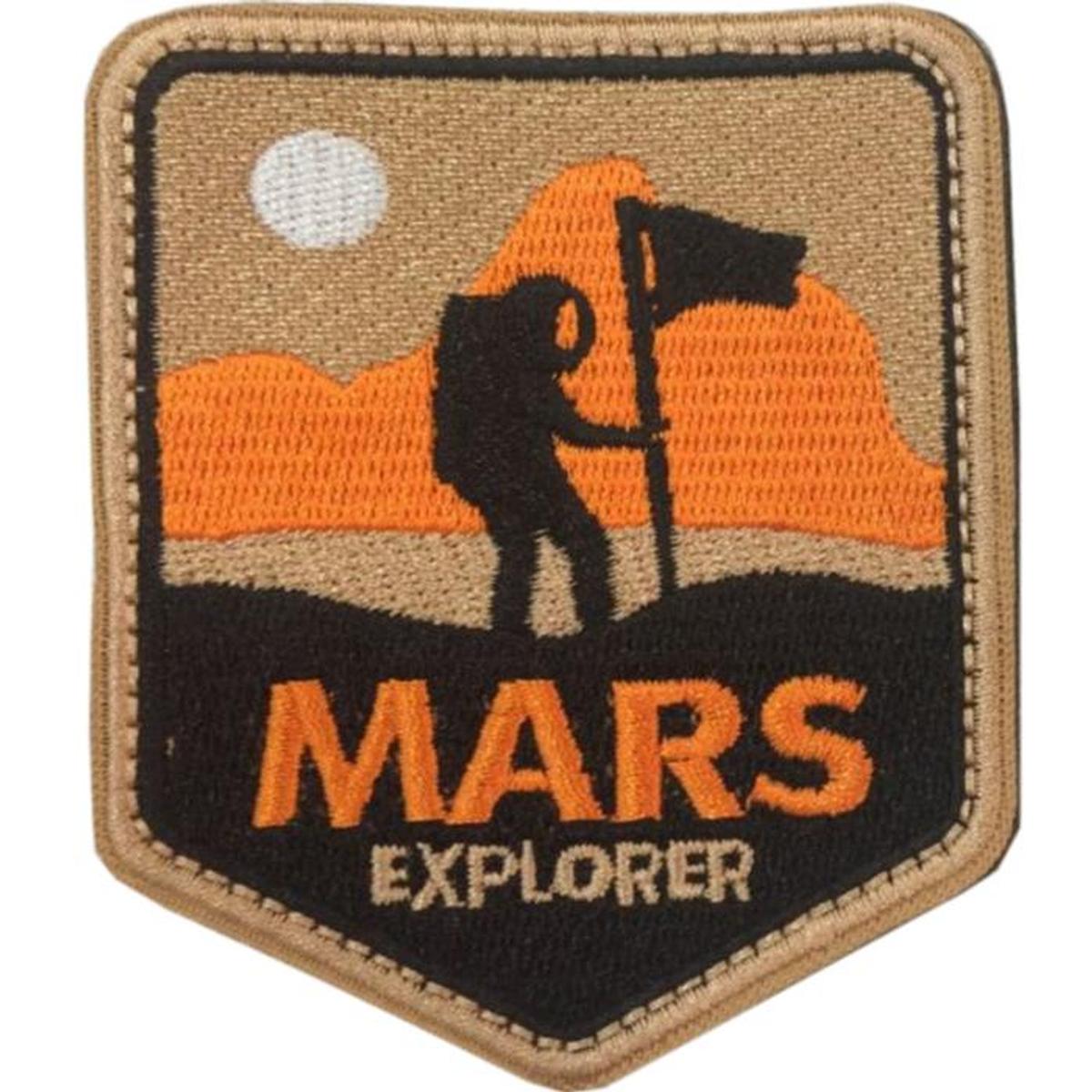 Parches Patchpros Mxnsf-001 Mars Explorer con Velcro Space Agency Café